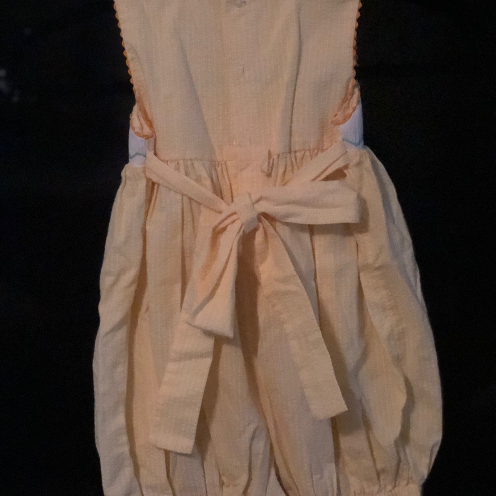 Little girls smocked bubble size 24 months